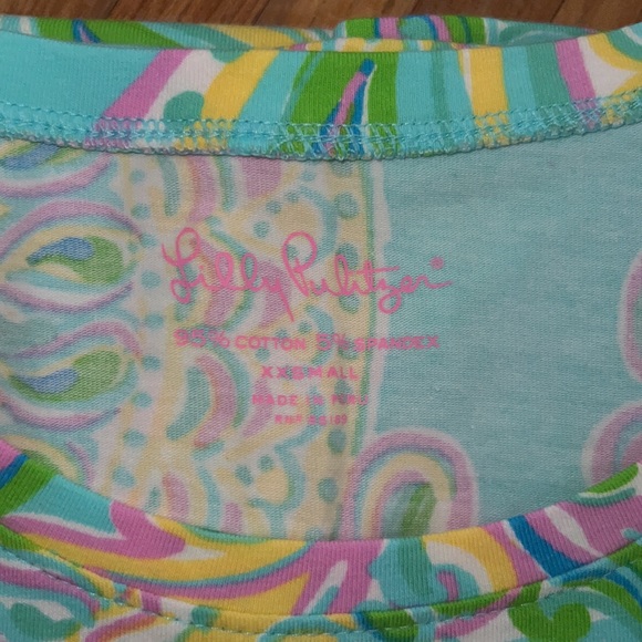 Lilly Pulitzer Tee Shirt XXS - Picture 3 of 3